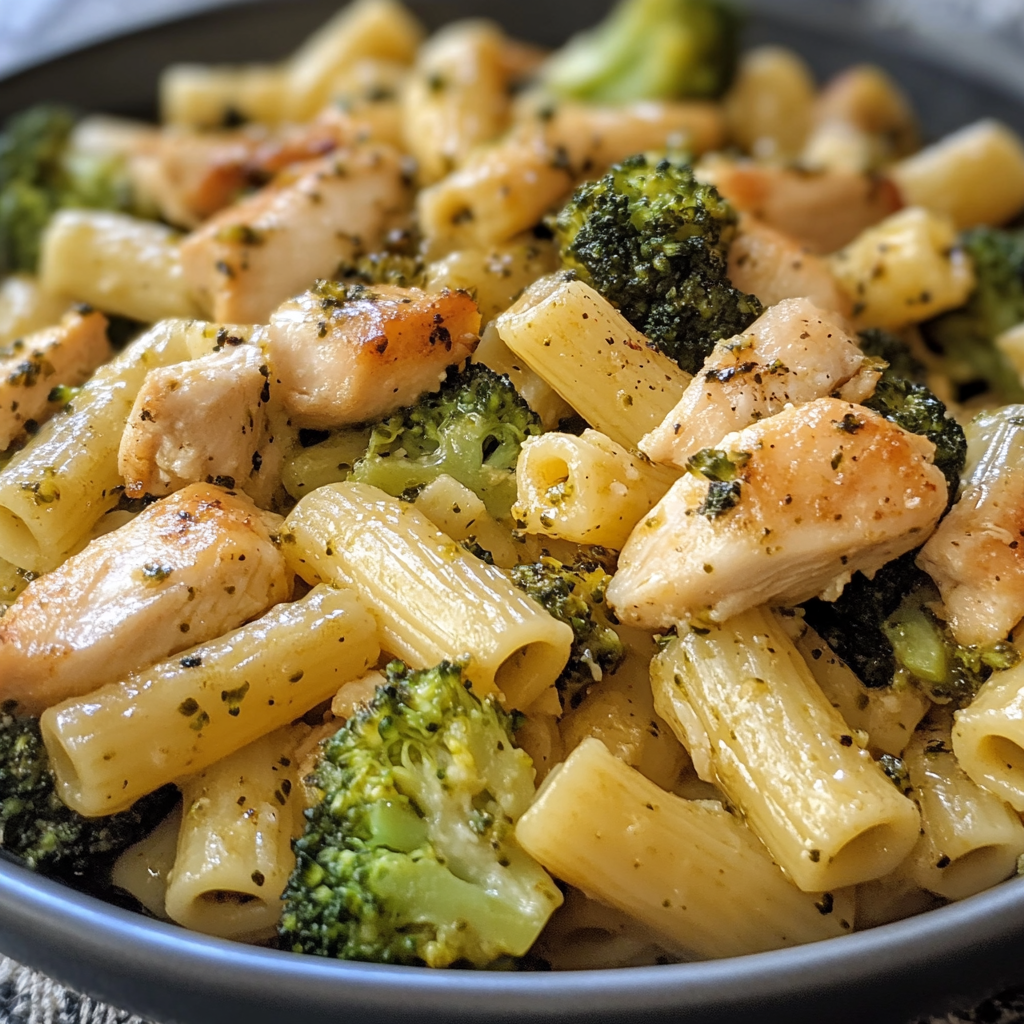 Broccoli ziti and chicken