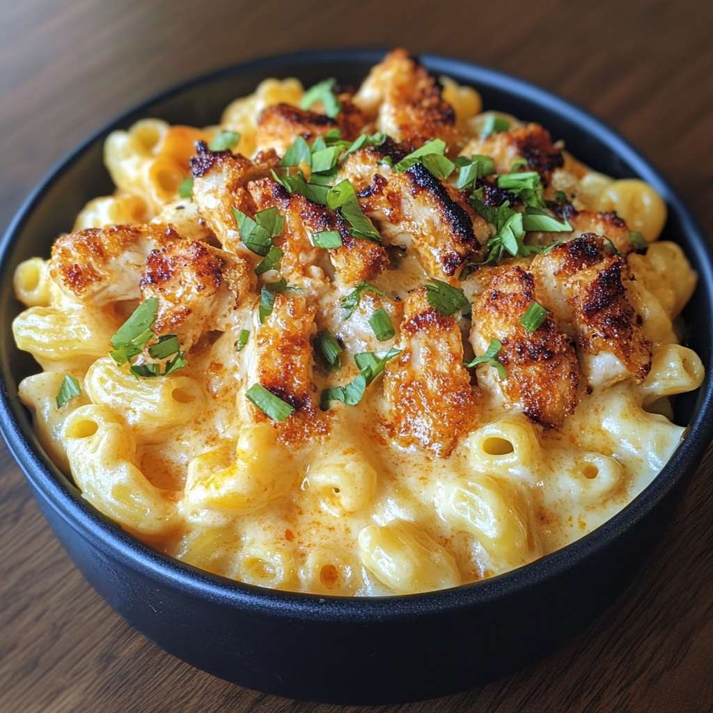 buffalo chicken mac and cheese​