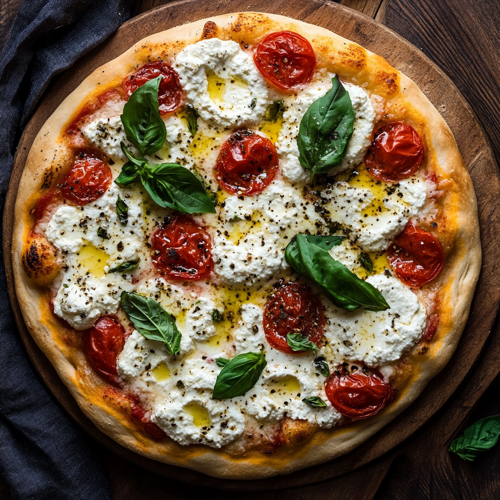 Ricotta Pizza