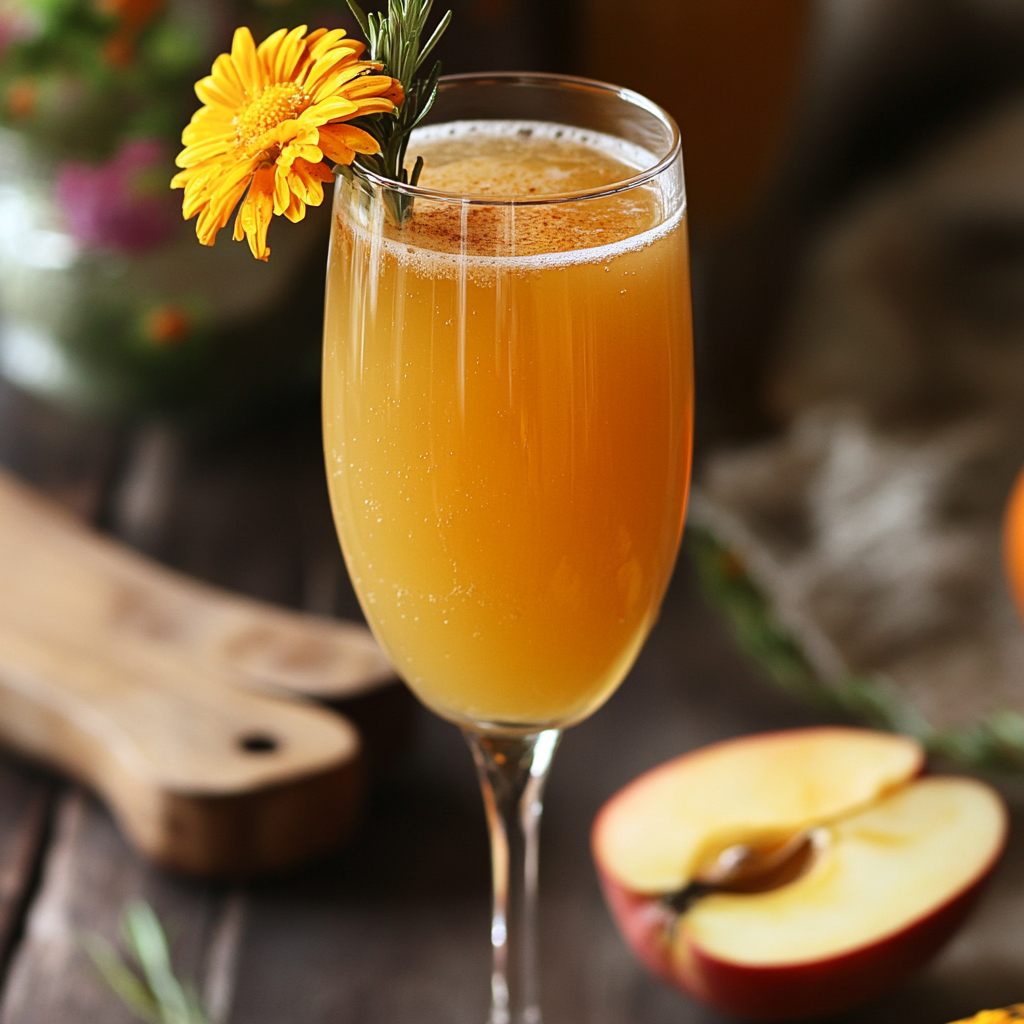 apple cider mimosa​