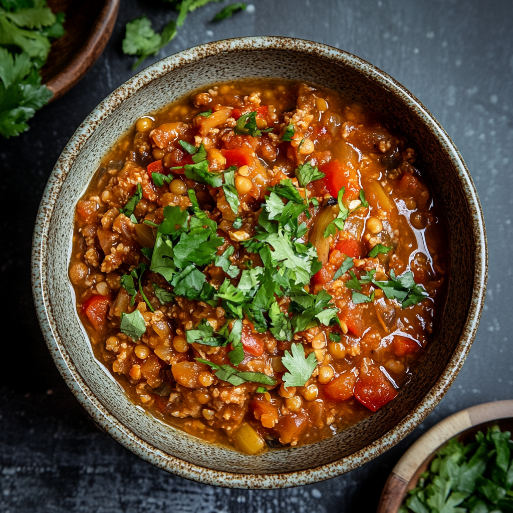 slow cooker lentil stew