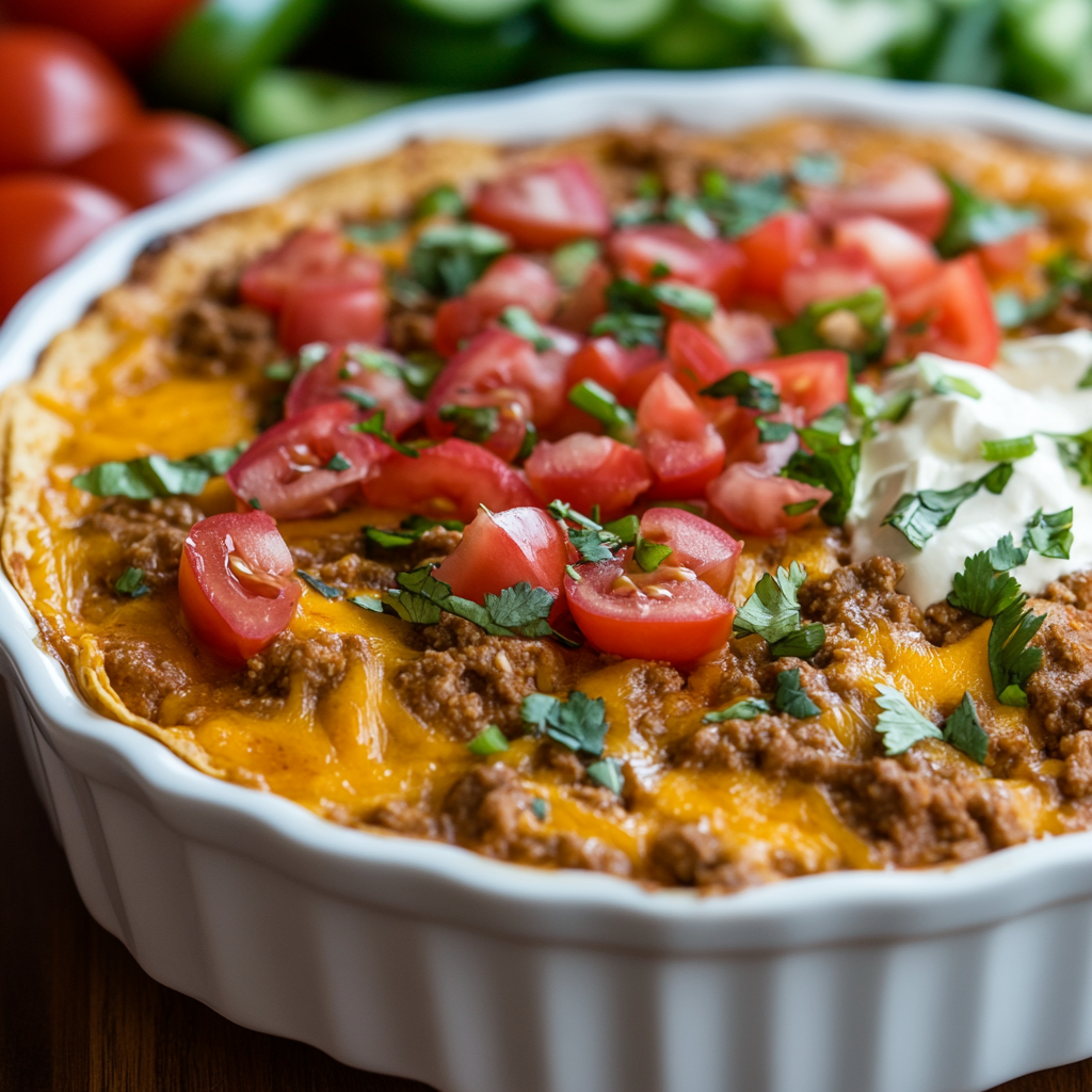 Taco dip recipe